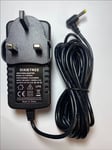 UK 12V 1.5A AC Power Adaptor Charger for Bush 12" CDVD12SW Portable DVD Player