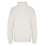 Devold nansen sweater high neck  - greymelange  - M - Naturkompaniet