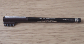 Rimmel - Brow This Way, professional pencil, 1.4g. 001 - Dark Brown.