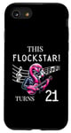 Coque pour iPhone SE (2020) / 7 / 8 Pink Flamingo This Flockstar fête ses 21 ans