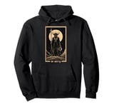 No Mercy Tarot Card Baphomet Satan Goth Pullover Hoodie