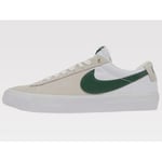 Baskets basses Nike  BLAZER LOW BLANC VERT