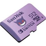 SanDisk Pokémon microSD Card for Nintendo Switch (5126GB Gengar)