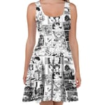 Star Wars Manga Mono Skater Dress - 5XL