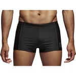 adidas Solid Swim Junior Boxer Black Kids Swimming Swim Shorts Elasticated Short