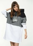 WOMENS NIKE FRENCH TERRY OVERSIZED HOODIE DRESS SIZE S (CJ3926 010) Loose Fit