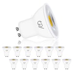 GY Ampoules LED Spot GU10 (38° faisceau étroit), 8W équivalent 60W 600LM 6500K Blanc Froid, Ampoule GU10 LED Non-Dimmable, Lot de 12