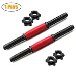 Adjustable Dumbbell Bar, Standard Threaded Dumbbell Handle, Pair, Multiple Colors