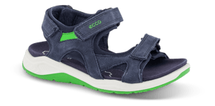 Ecco Barnesandal Navy  - Str. 26 - Skinn/gummi/tekstil