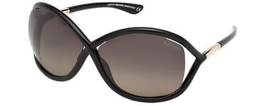 Tom Ford WHITNEY FT0009-01D Womens Designer Sunglasses Black Rose Gold/Grey 64mm