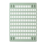 Pegboard Wall Organizer Yksinkertainen useiden reikien rei'itys Ilmainen itseliimautuva seinäkiinnitysnäyttö Pegboard-paneeli keittiön vihreälle laatalle