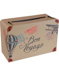 1stk  Bon Voyage Penge/Brevboks  24x16x10 cm