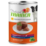 Natural Trainer Medium & Maxi Adult - Ekonomipack: 12 x 400 g kyckling