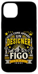 Coque pour iPhone 14 Plus Un Designer Figo - Idee Regalo Per Graphic Designer