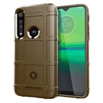 Rugged Shield Motorola Moto G8 Play skal - Brun