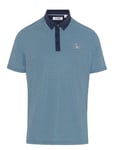 All-Over Retro Micro Floral Print Polo Blue Original Penguin Golf