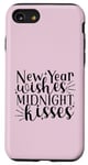 Coque pour iPhone SE (2020) / 7 / 8 Design de fête du Nouvel An Wishes Midnight Kisses