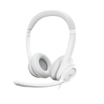 LOGITECH – LOGI H390 USB Computer Headset - WHITE (981-001286)