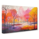 Central Park Colour Field Canvas Print for Living Room Bedroom Home Office Décor, Wall Art Picture Ready to Hang, 30x20 Inch (76x50 cm)