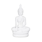 Dekorativ figur Hvid Buddha 19,2 x 12 x 32,5 cm