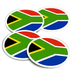 4x Round Stickers 10 cm - South Africa Pretoria Flag  #9121