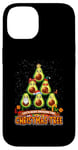 iPhone 14 Avocado Tree Let's Guac around the Christmas Tree Vegetarian Case