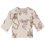 garbo&friends Blommig Långärmad Baby T-shirt Tree of Life | Beige | 74/80 cm