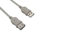 Linéaire PcUSB211E Câble Rallonge USB A 2.0 Mâle/Femelle, 3m