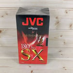 3 x  New/ Sealed JVC SX High Performance VHS Video Cassette Tapes- 3hrs / 180