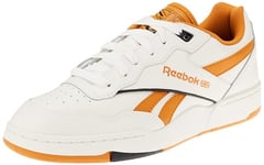 Reebok Unisex BB 4000 II Sneaker, Chalk/Radiant Ochre/Black, 5.5 UK