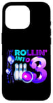 Coque pour iPhone 16 Pro Bowling Birthday Party 3e Rollin into 3 Year Old Bowler Kid