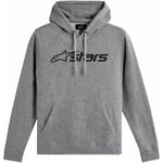 Hoodie alpinestars - Blaze v3 pullover grå medium heather bomull