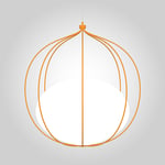 Hoop Taklampa - Pendel i 4 färgval | Färg: Orange - RAL 2004 | ink ljuskälla (L70067) | Ljuskälla: Integrerad LED - 1715LM | 18W | 3000K