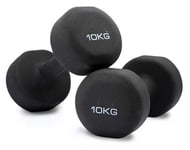 Shengluu Weights Dumbbells Sets Women Rubber Dumbbell Weights For Women And Men (Color : Black, Size : 8KG)