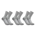 Carhartt Men's Force Midweight Crew Sock 3 Pairs, Charcoal, XL