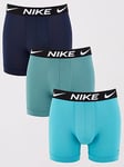 Nike Underwear Mens Boxer Brief 3pk- Multi, Multi, Size Xl, Men