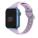 VIGTMO Bracelets Compatible avec Bracelet Apple Watch 42mm/44mm/45mm pour Femmes Hommes, Sangle de Montre pour Apple Watch Series 7/iWatch Series 7 6 5 4 3 2 1 SE (Violet)