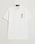 Polo Ralph Lauren Custom Slim Fit Bear Polo Deckwash White