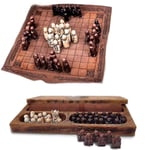 Hnefatafl Brädspel, Set, Set för vuxna/barn med träbox[HK]