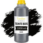 Creative Deco Teinte Bois Noir 1L | Teinture Séchage Rapide | Protection Surface | Vernis Bois Exterieur et Interieur | Non Toxique