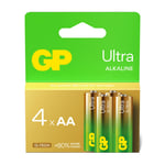 New GP BATTERIES Ultra Alkaline Batteries (4 x AA)