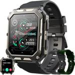 Montre Connect¿¿E Homme Avec Appel Bluetooth 5.0/Num¿¿Rotation, Smartwatch Compatible Samsung Huawei Xiaomi Android Ios Podometre Etanche Ip68 Gps Partag¿¿ 123 Modes Sport Cardiofrequencemetre (Noir)