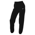 Nike Full Length Pant W NSW Phnx FLC HR Os Pant, Black/Sail, DQ5887-010, M-T