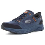 Skechers Men's Oak Canyon CONSISTENT Winner Hiking Shoe, Navy, 9.5 UK