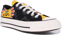 Converse 172825C Chuck 70 Sunny Floral Low Top Mens Trainer BlackUK 6 - 12