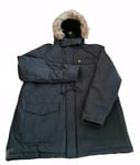 Lyle and Scott Mens Navy  Micro Parka Jacket Size UK L 44 - 45" Chest JK1111V