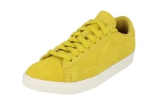 Nike Womens Blazer Low Sd Yellow Trainers - Size UK 4.5