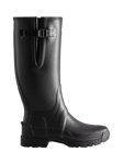 Hunter Balmoral Men's Side Adjustable Wellington Boots, Black