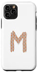 Coque pour iPhone 11 Pro Lettre rétro en gras hiboux – M – Design – Alphabet – Marqueur