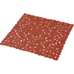 1001kdo - Tapis fond de douche galet Terracotta